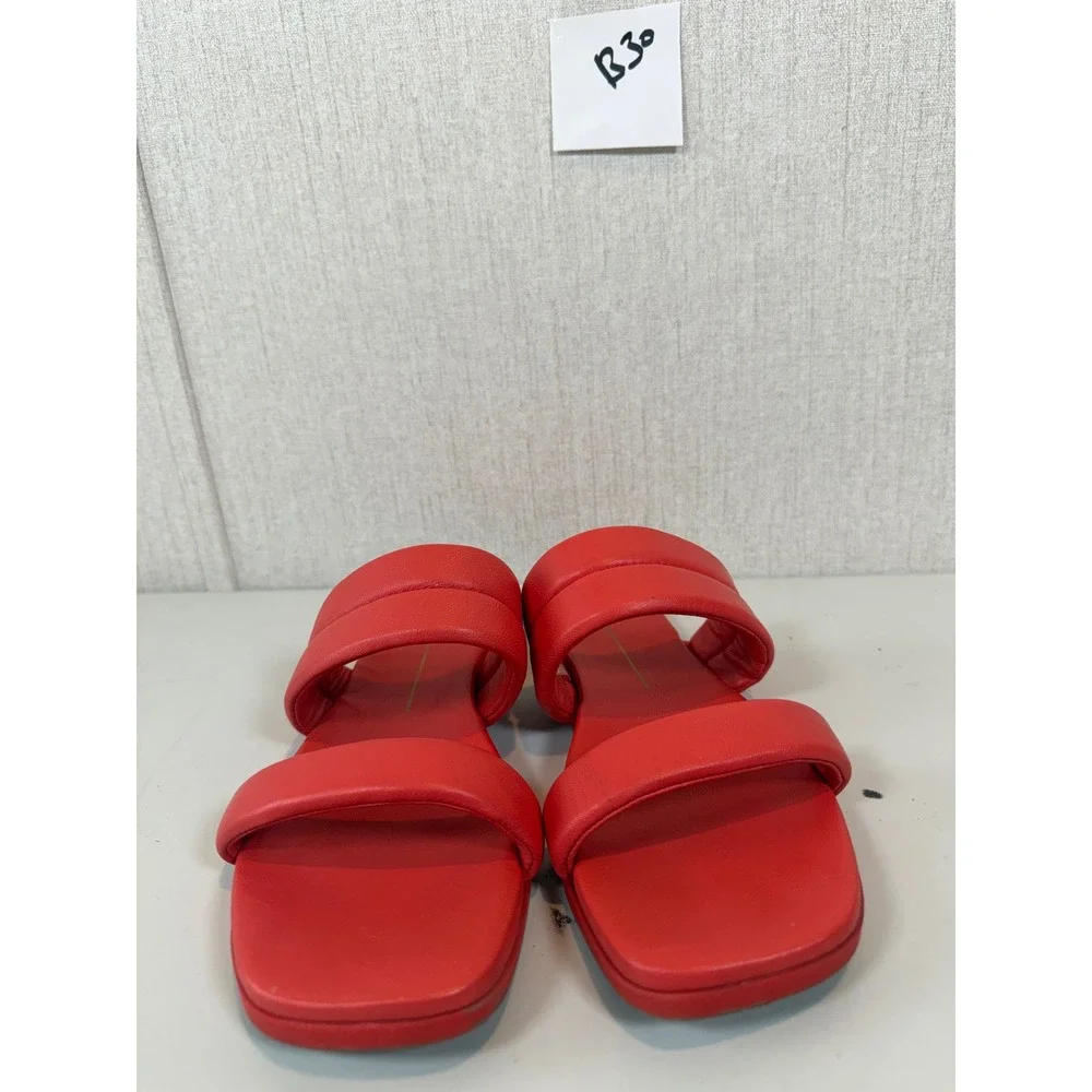 Dolce Vita Adore Slide Sandal In Orange Red‎ Size 9.5